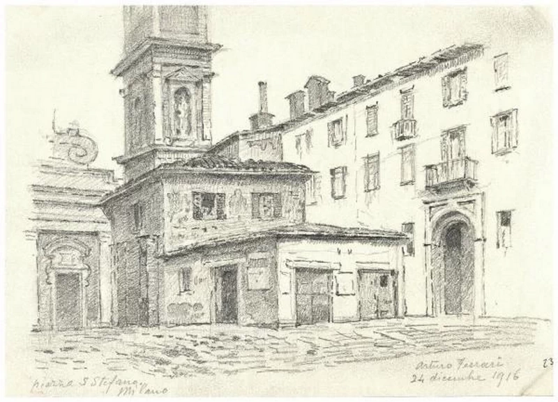 Piazza Santo Stefano - Palazzo Morando Costume Moda Immagine, Milano